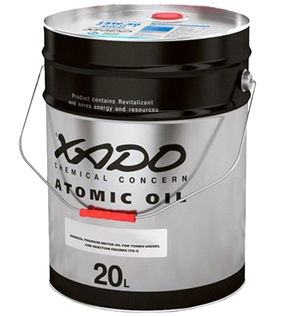 Моторное масло Xado Atomic Oil Diesel CI-4 10W-40, 20л
